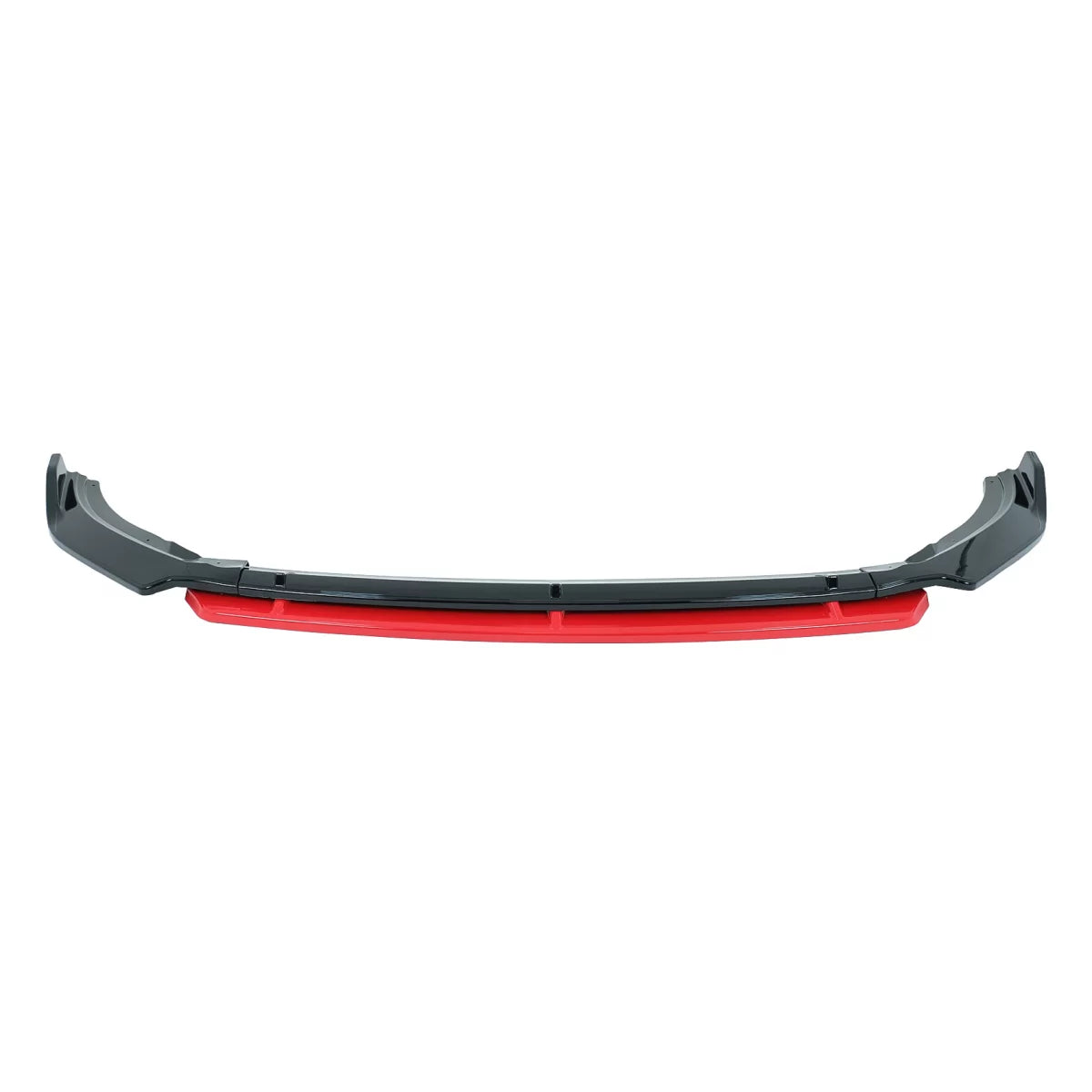 Spoiler Paraurti Anteriore Nero Lucido per Volkswagen Polo Aw MK6 2018-up