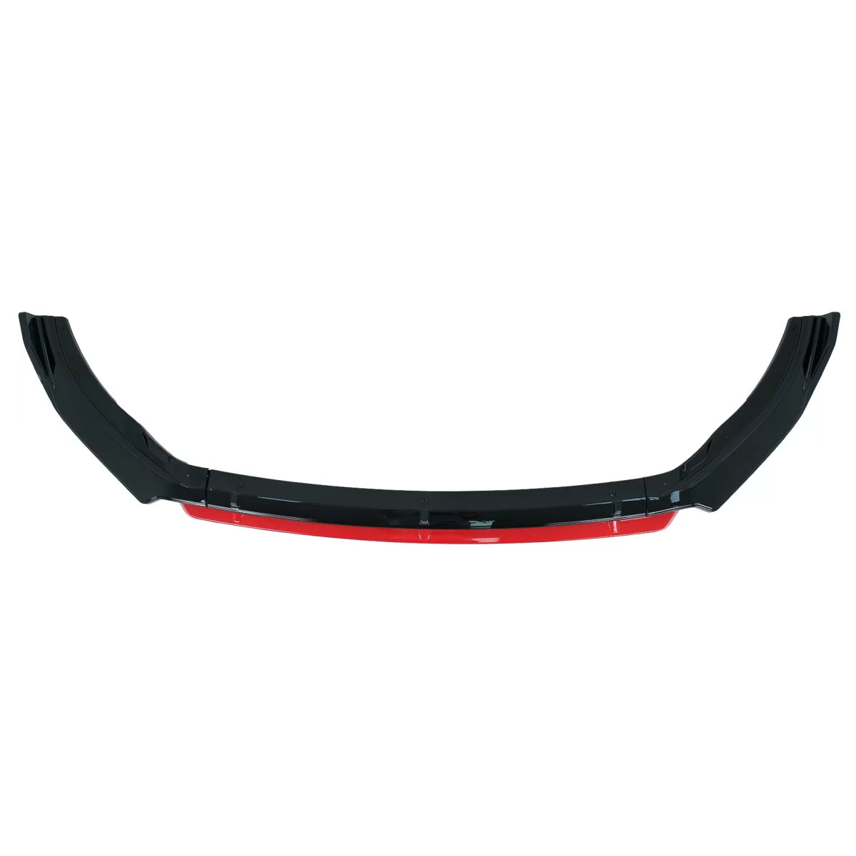 Spoiler Paraurti Anteriore Nero Lucido per Volkswagen Polo Aw MK6 2018-up