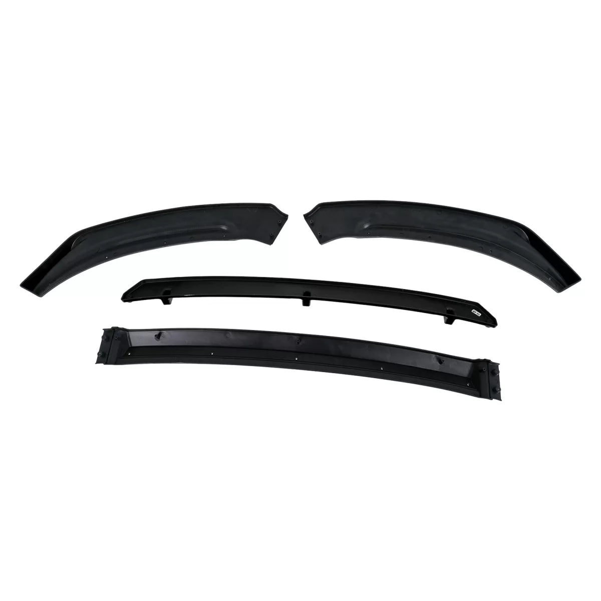 Spoiler Paraurti Anteriore Gloss Nero per Volkswagen Polo Aw MK6 2018-up
