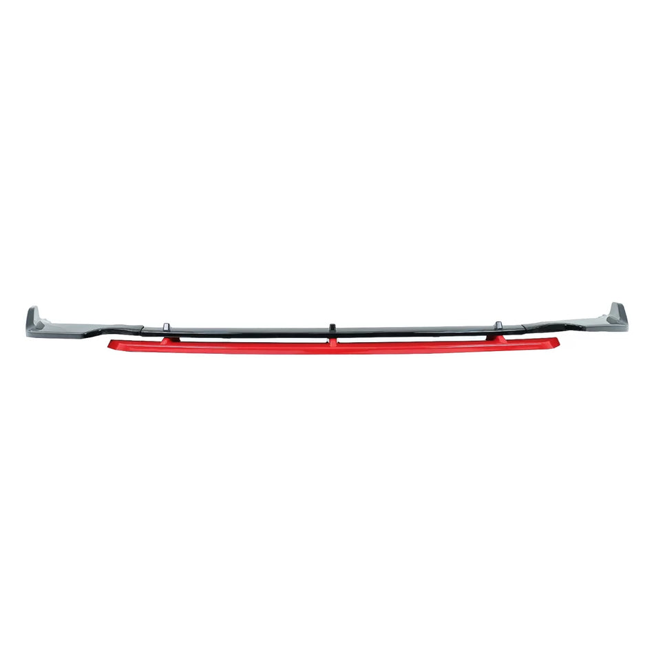 Spoiler Paraurti Anteriore Nero Lucido per Volkswagen Polo Aw MK6 2018-up