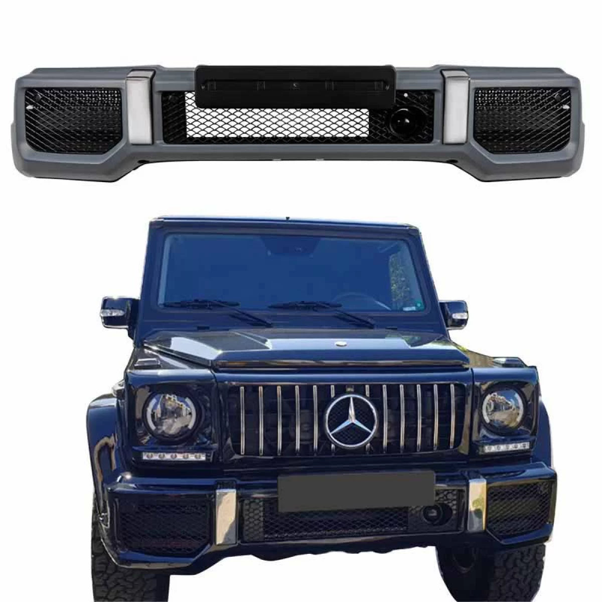 Paraurti Anteriore Sportivo per Mercedes Classe G W461 W463 1990-2015 G55 G65