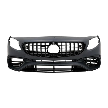Paraurti Anteriore S63 Design All Nero per Mercedes Classe S Coupe C217