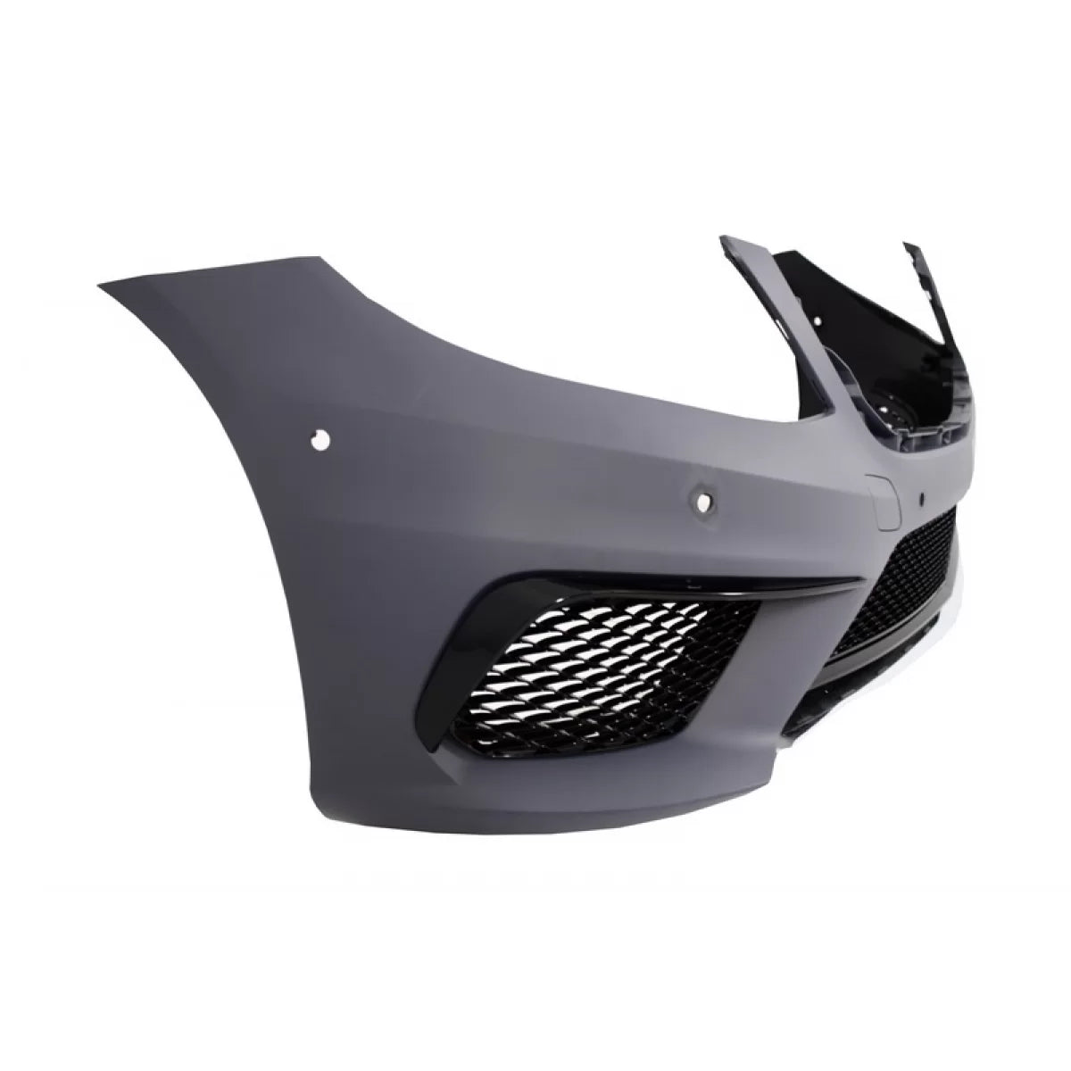 Paraurti Anteriore S63 Design con Griglia Centrale Nero Lucido per Mercedes