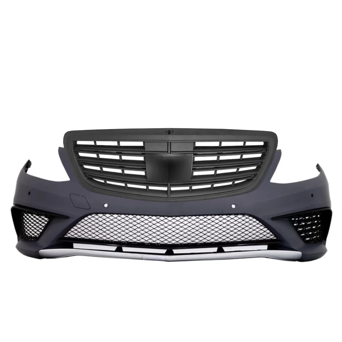 Paraurti Anteriore S63 Design con Griglia Nera PDC Mercedes Classe S W222