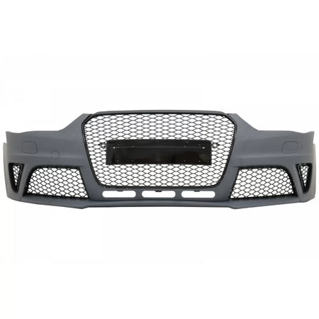 Paraurti Anteriore con Diffusore Posteriore e Terminali Scarico per Audi A4 B8
