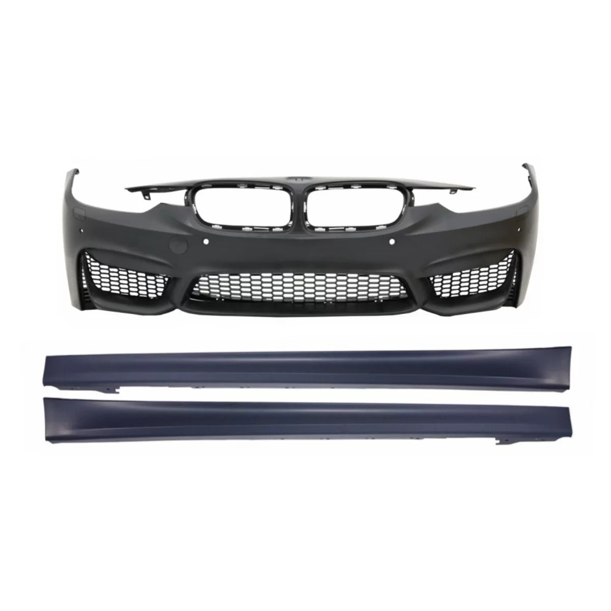 Paraurti Anteriore con Minigonne Laterali per BMW Serie 3 F30 F31 2011-2018 M3