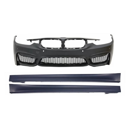 Paraurti Anteriore con Minigonne Laterali per BMW Serie 3 F30 F31 2011-2018 M3