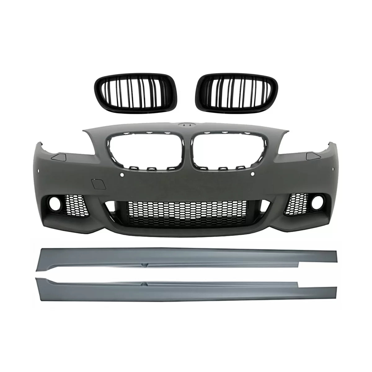 Paraurti Anteriore con Minigonne Laterali e Griglie Centrali M-technik per BMW