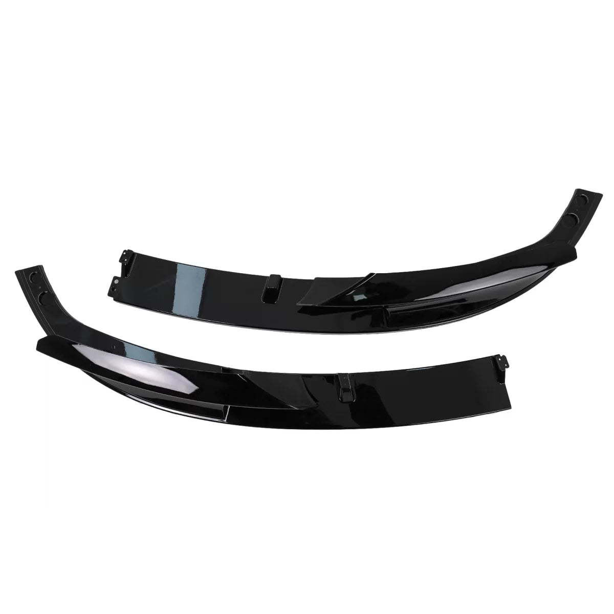 Spoiler Paraurti Anteriore Nero Lucido per BMW Serie 3 F30 F31 2011-2019