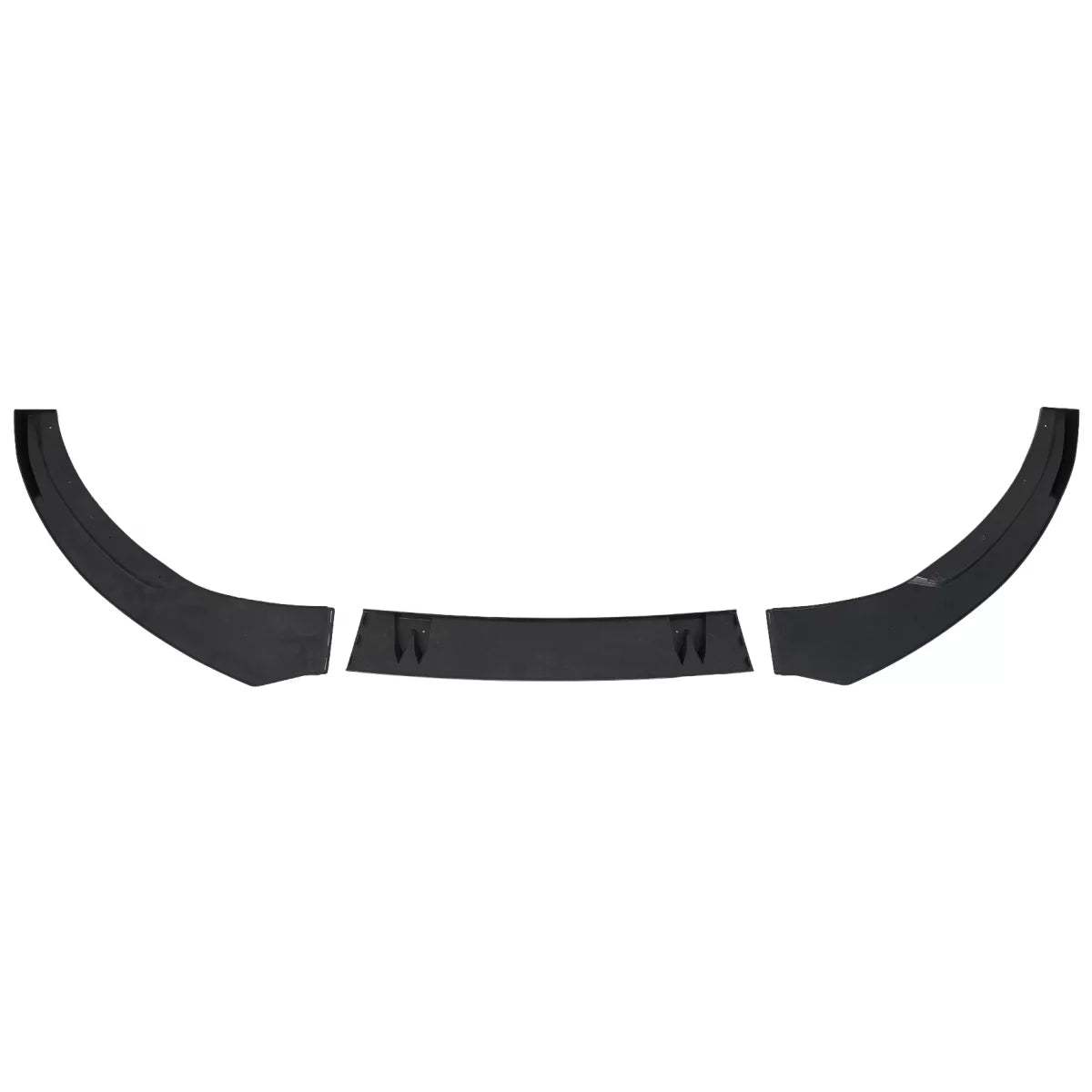 Spoiler Paraurti Anteriore Nero Lucido per Audi A6 4K 2018-2022