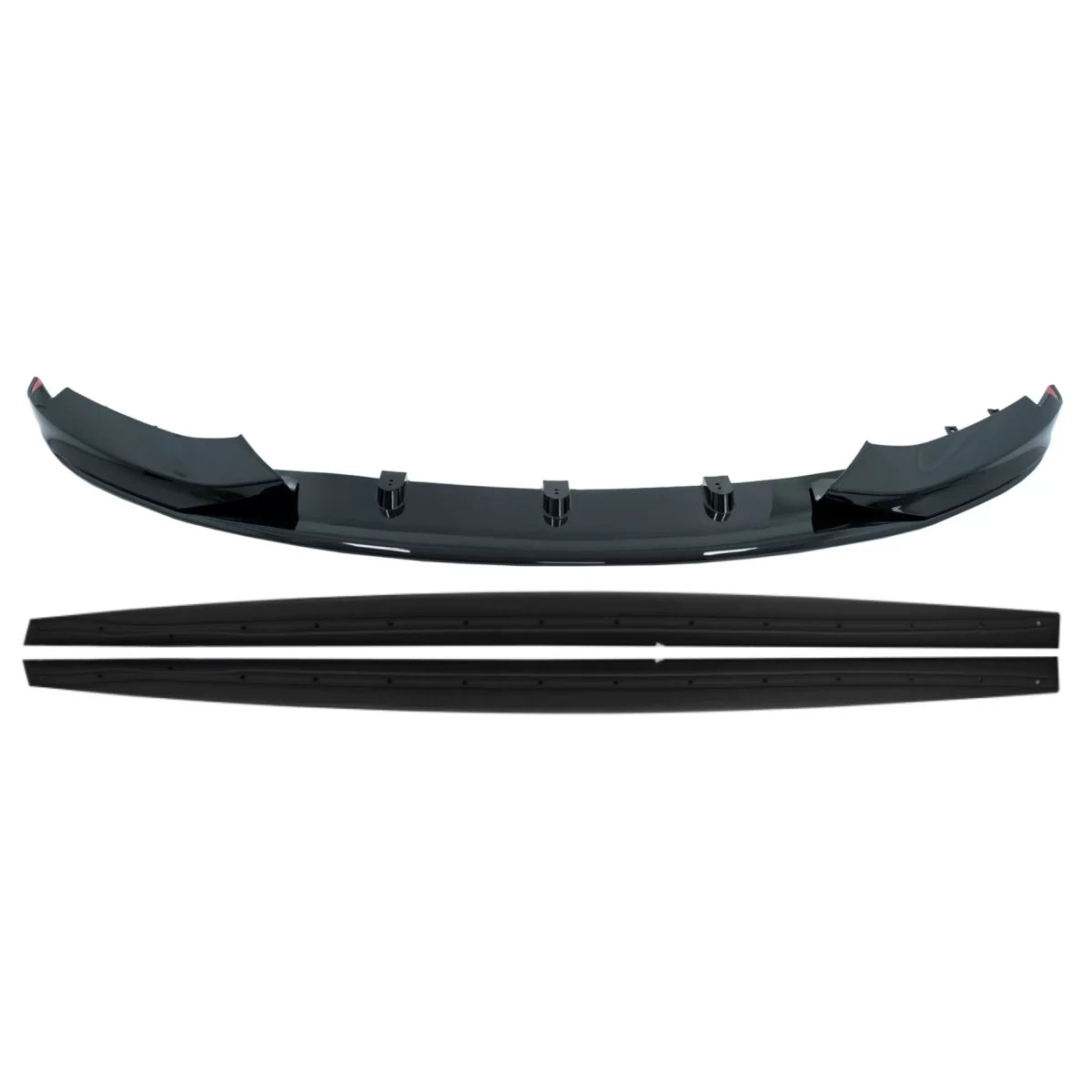 Spoiler Paraurti Anteriore con Minigonne M-performance Nero per BMW Serie 4 F32