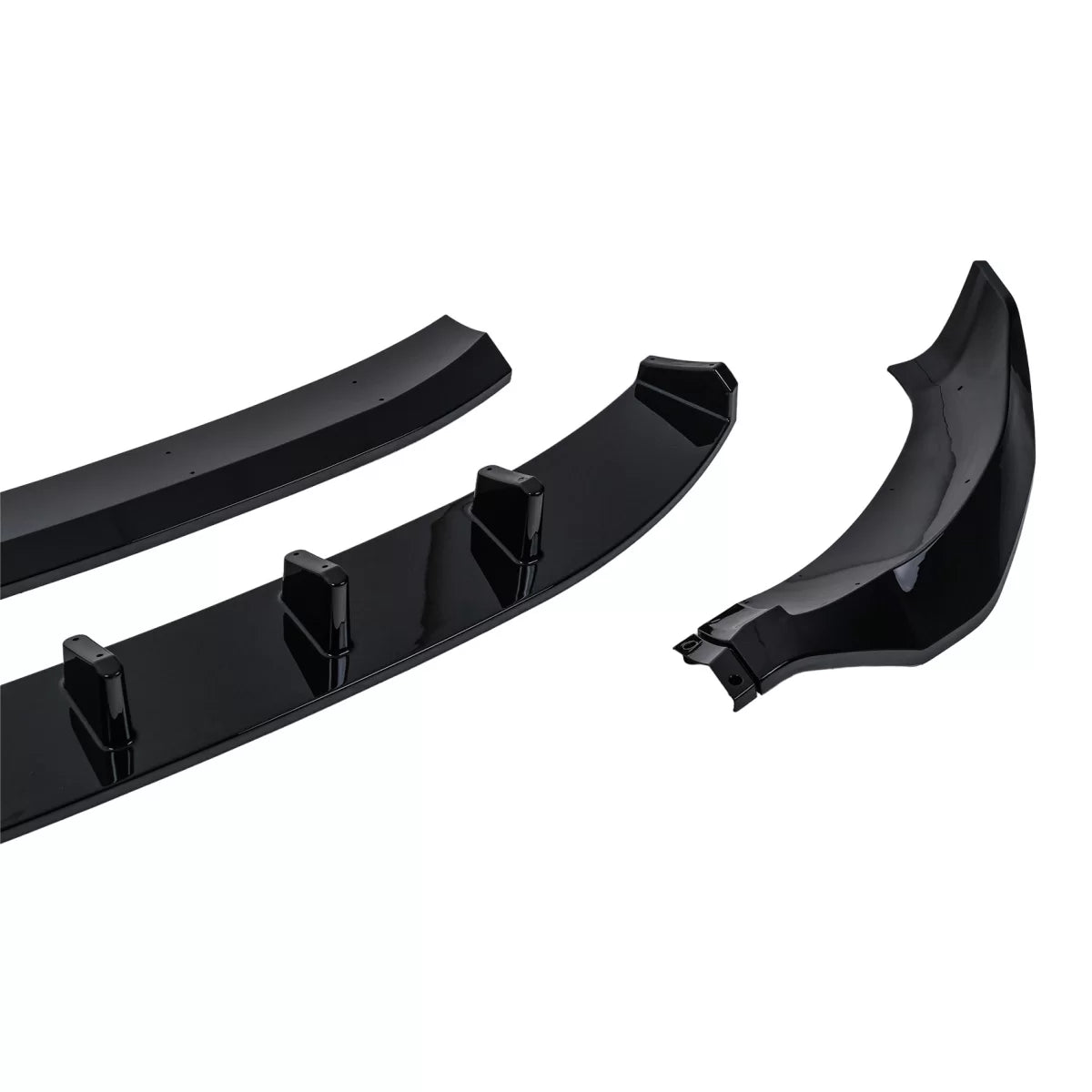 Spoiler Paraurti Anteriore Nero Lucido per BMW X3 G01 X4 G02 M Sport 2018-2020