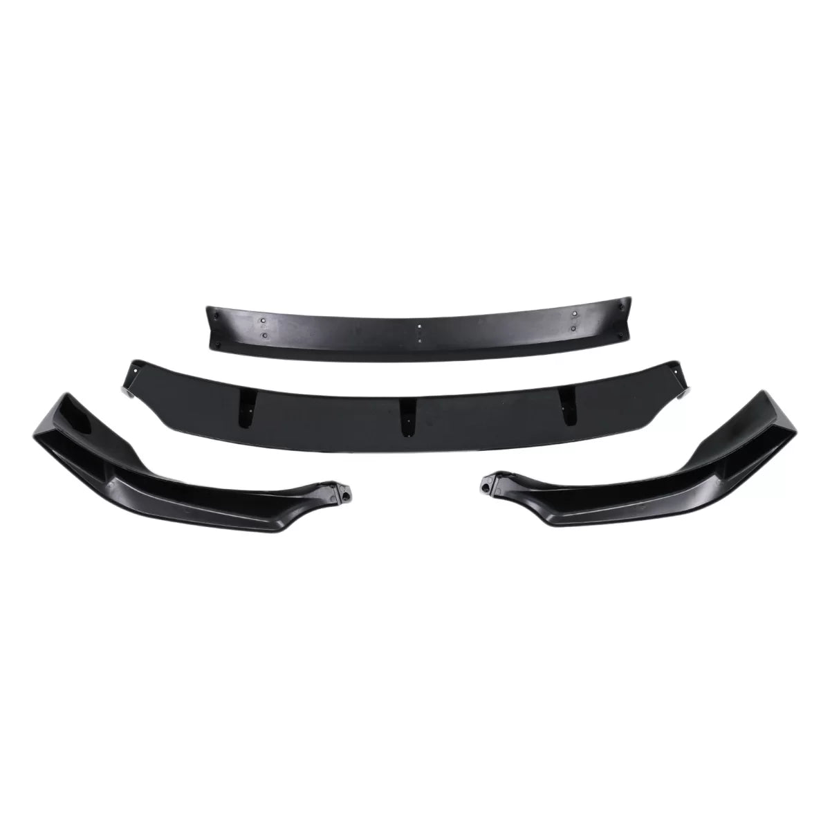Spoiler Paraurti Anteriore Nero Lucido per BMW X6 G06 M Sport 2019-2023