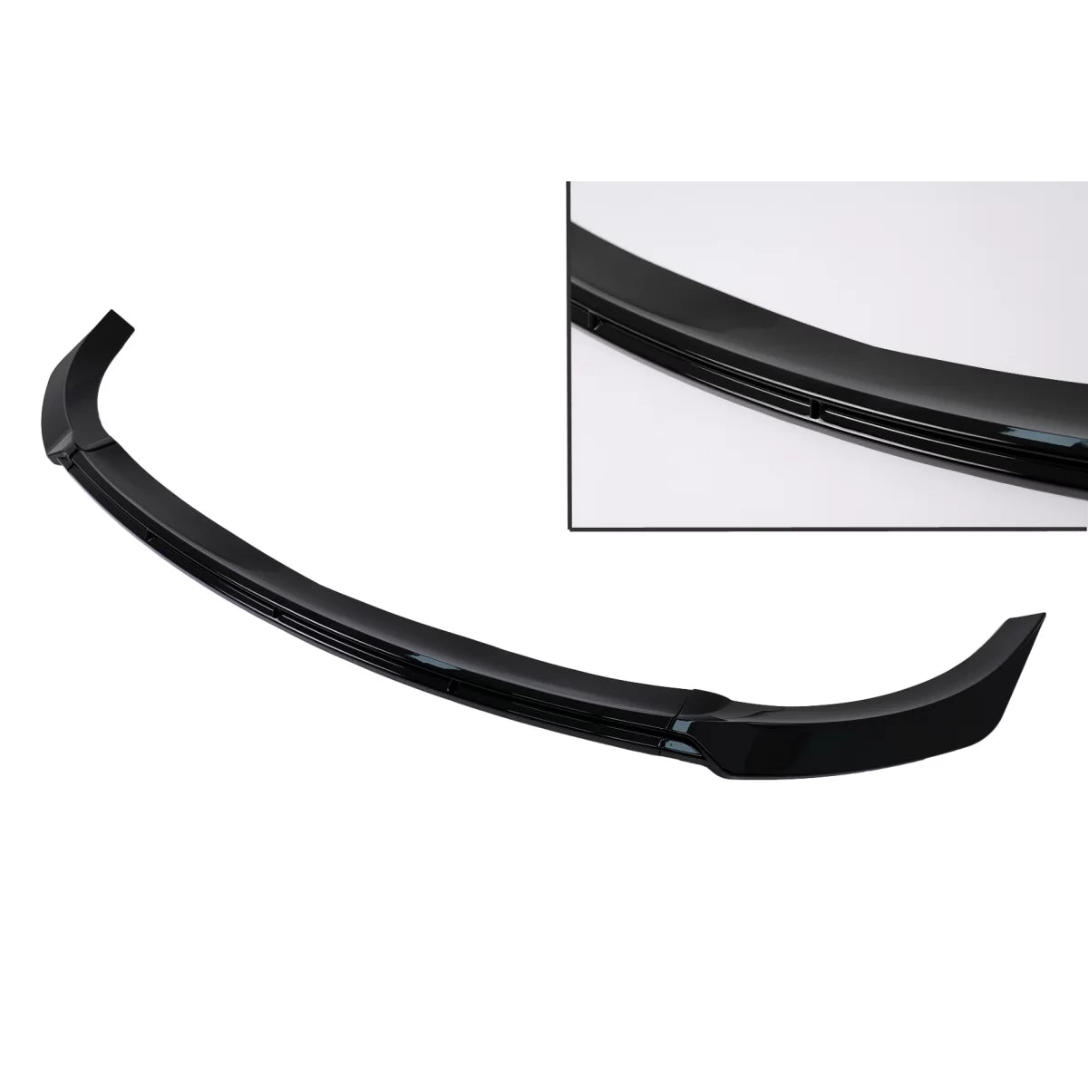 Spoiler Paraurti Anteriore Nero Lucido per Tesla Model Y dal 2020