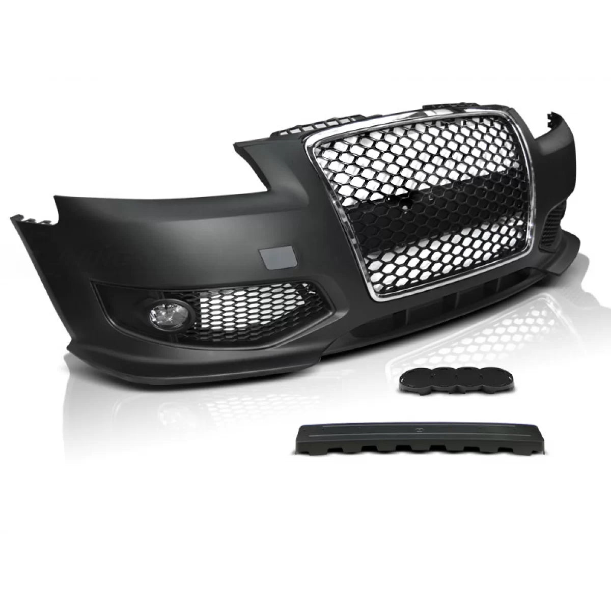 Paraurti Anteriore Sportivo Cromato Nero per Audi A3 06.05-04.08
