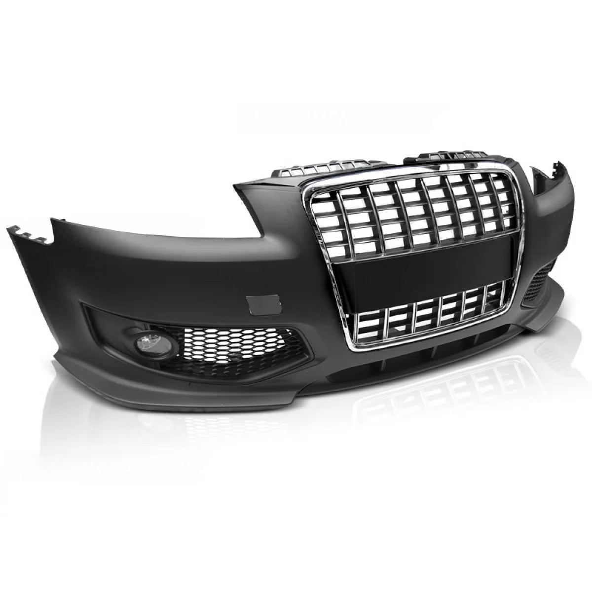 Paraurti Anteriore Sportivo Cromato Nero per Audi A3 06.05-04.08