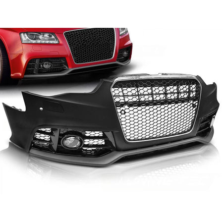 Paraurti Anteriore Sport Cromato Nero PDC per Audi A5 11-16