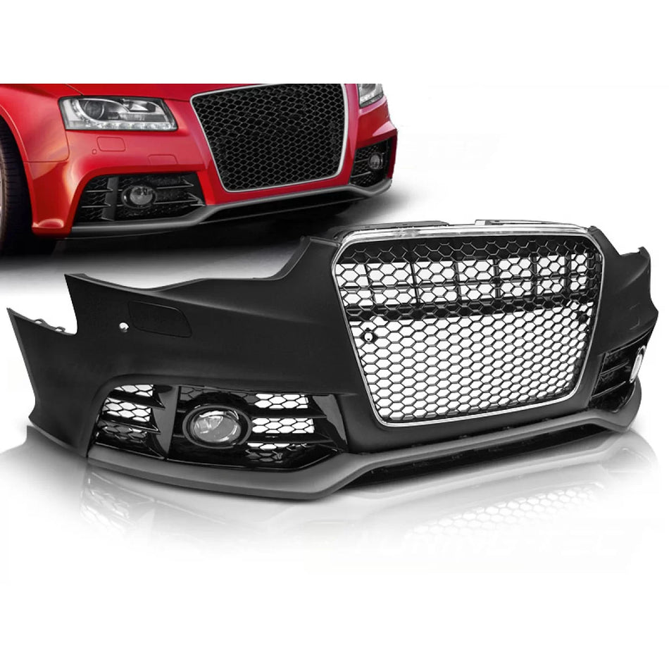 Paraurti Anteriore Sport Cromato Nero PDC per Audi A5 11-16