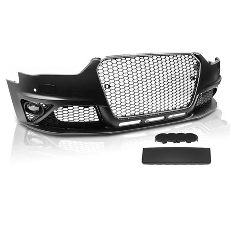 Paraurti Anteriore Sport Cromato Nero con PDC per Audi A4 B8 12-15