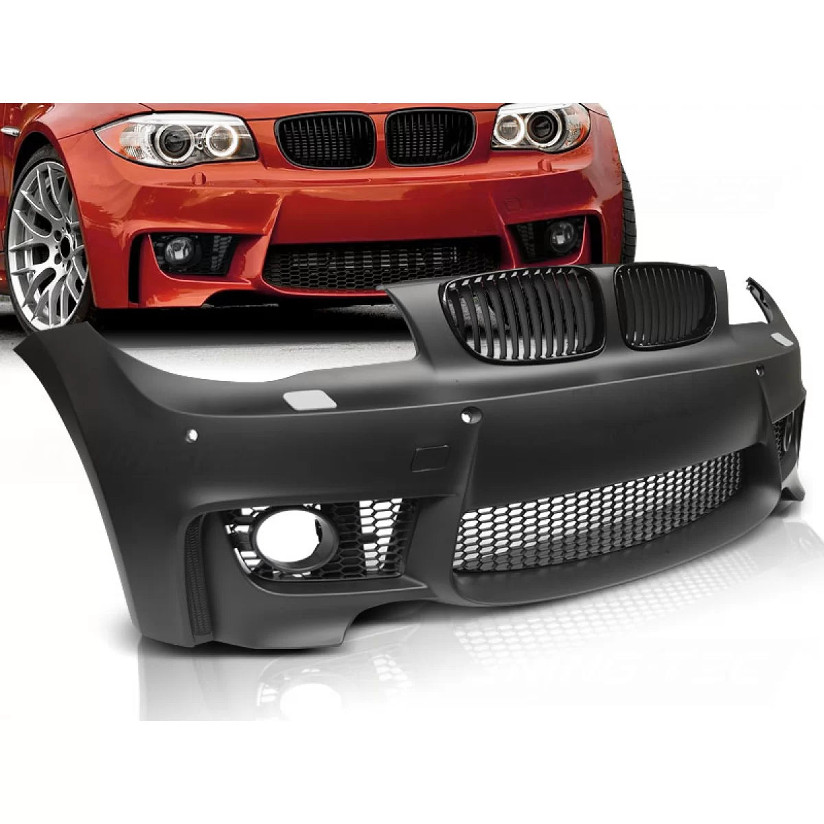 Paraurti Anteriore Sport Coupe con PDC per BMW E81 E82 E87 E88 04-13