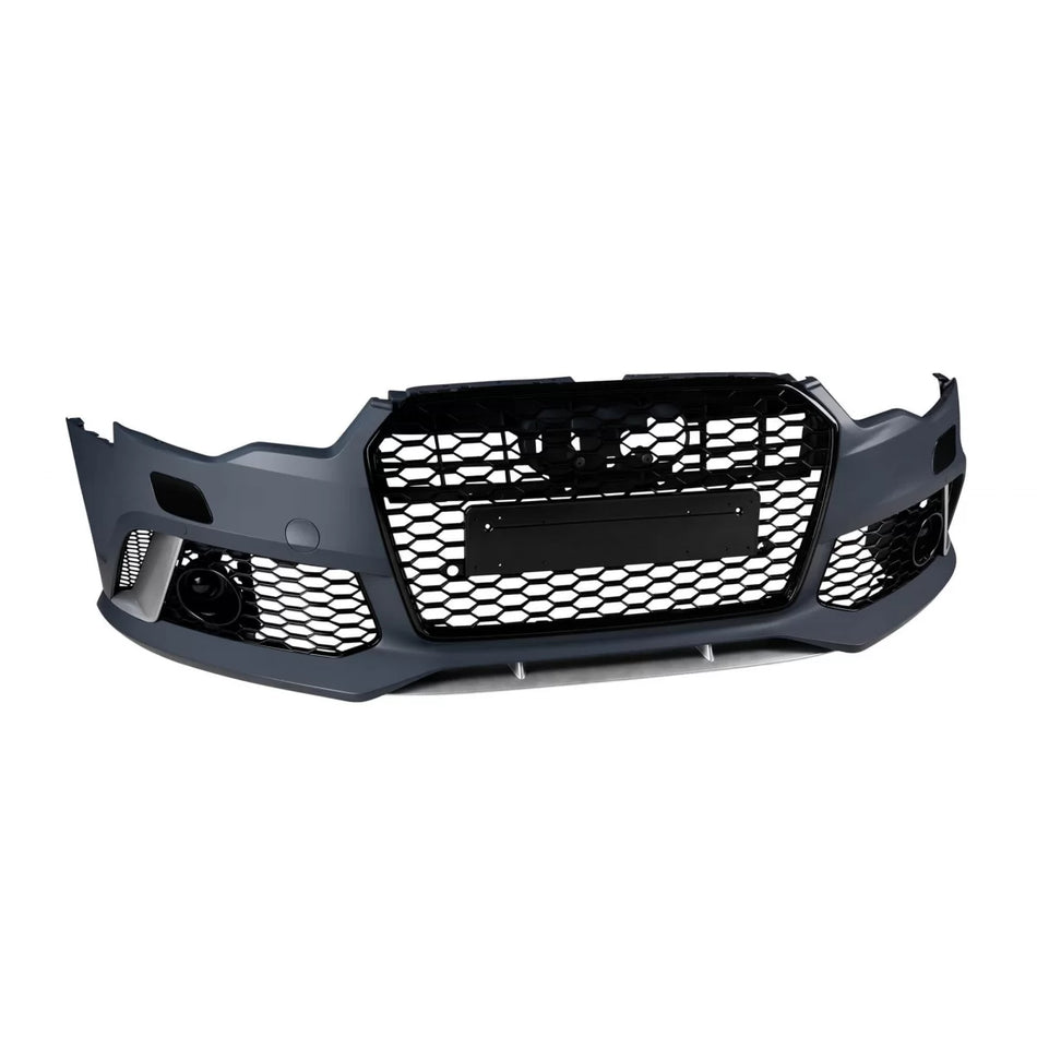 Paraurti Anteriore Tipo RS6 con PDC e Copri Ugelli per Audi A6 C7 4G 2011-2015
