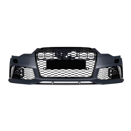 Paraurti Anteriore Tipo RS6 con PDC e Copri Ugelli per Audi A6 C7 4G 2011-2015