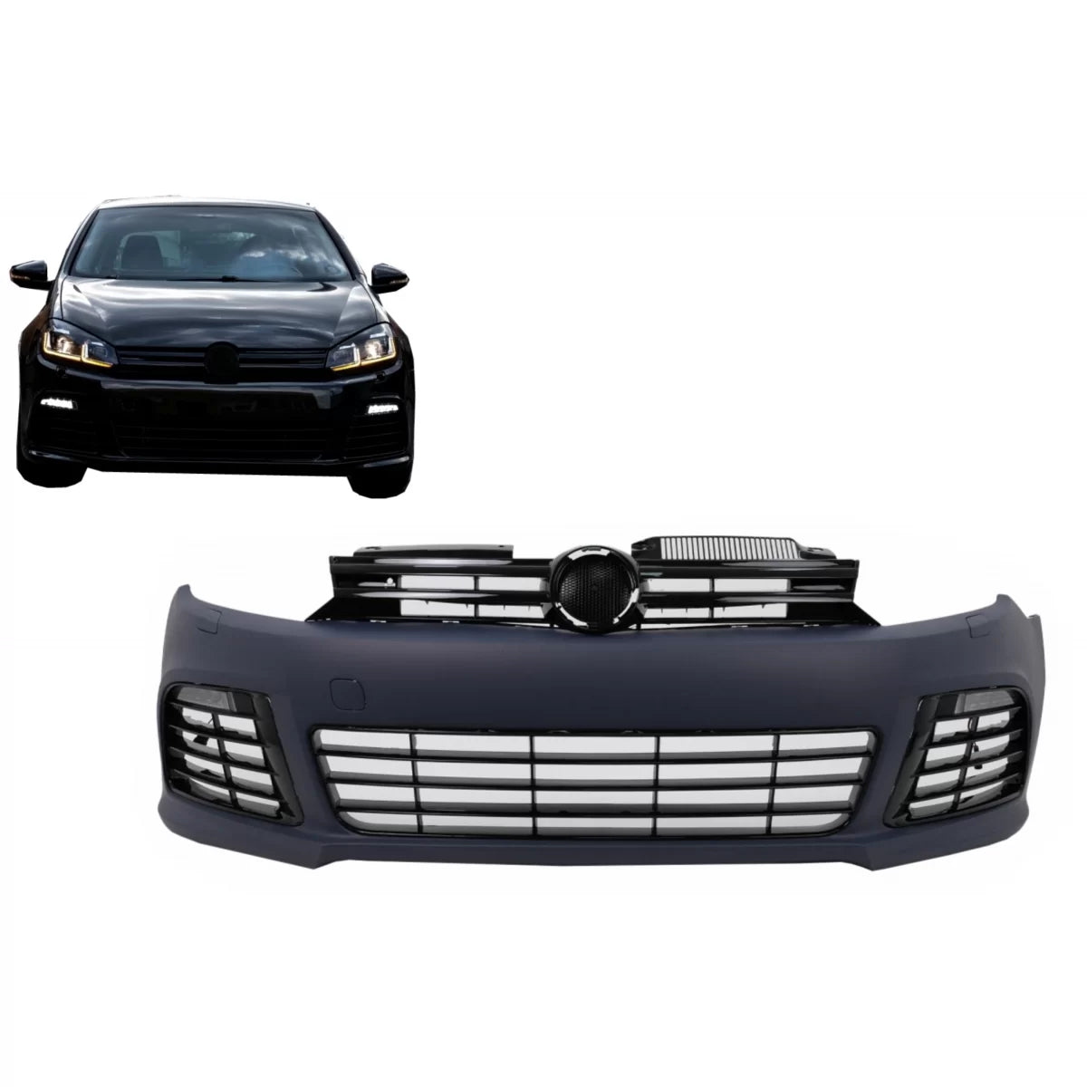 Paraurti Anteriore R20 Look per Volkswagen Golf Vi 2008-2013