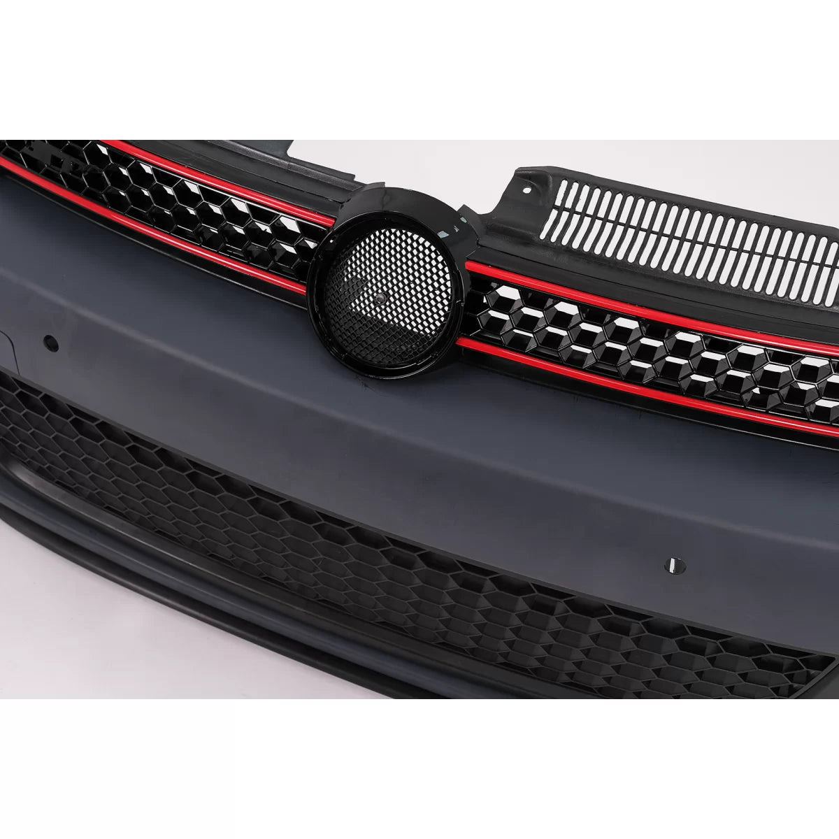 Paraurti Anteriore GTI Look con Luci LED Golf Vi 6 2008-2013 Dx