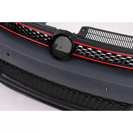 Paraurti Anteriore GTI Look con Luci LED Golf Vi 6 2008-2013 Dx