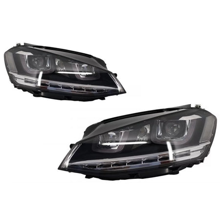 Paraurti Anteriore R-line con Luci LED Dinamiche VW Golf 7 2013-2017 5G1