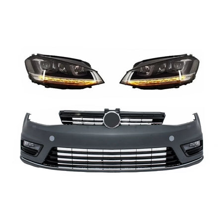 Paraurti Anteriore R-line con Luci LED Dinamiche VW Golf 7 2013-2017 5G1