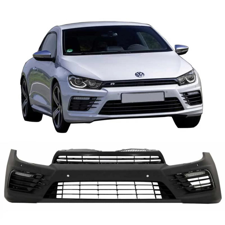 Paraurti Anteriore Facelift R20 con Luci Diurne per Volkswagen Scirocco 14-17