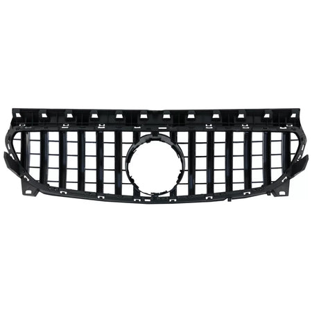 Griglia Anteriore Centrale Panamericana Nero Cromato per Mercedes CLA C117 W117