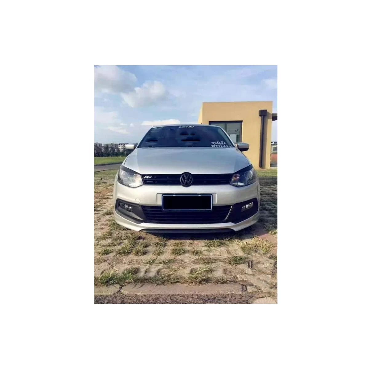 Griglia Anteriore Centrale R-line per Volkswagen Polo 6R 2009-2014