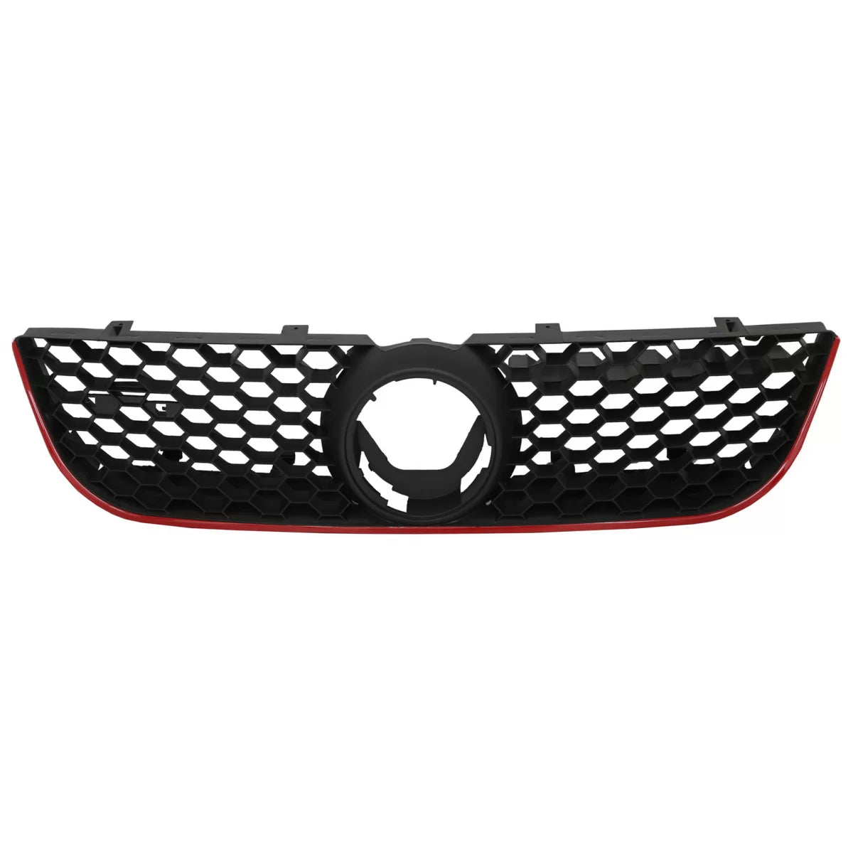 Griglia Anteriore Centrale Sportiva Nido D'ape per VW Polo 9N 9N3 2006-2009