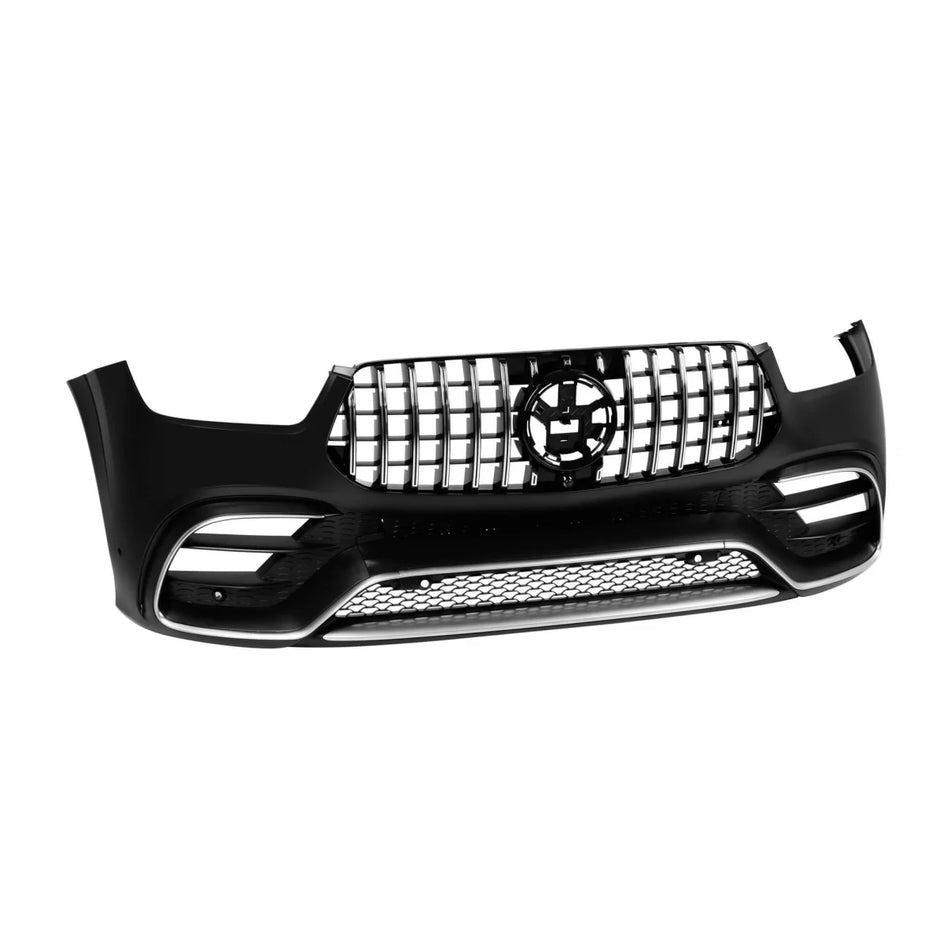 Paraurti Anteriore Design con Finiture Cromate per Mercedes GLE W167 2018-2023