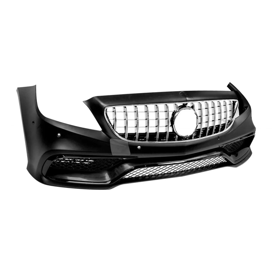 Paraurti Anteriore Design Tipo 63 con Griglia GT Cromata Nera Mercedes CLS C218