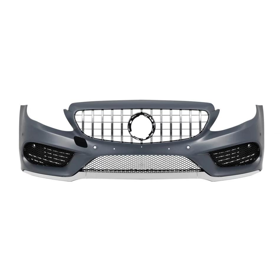 Paraurti Anteriore Design Line per Mercedes Classe C W205 2013-2018 Cromato