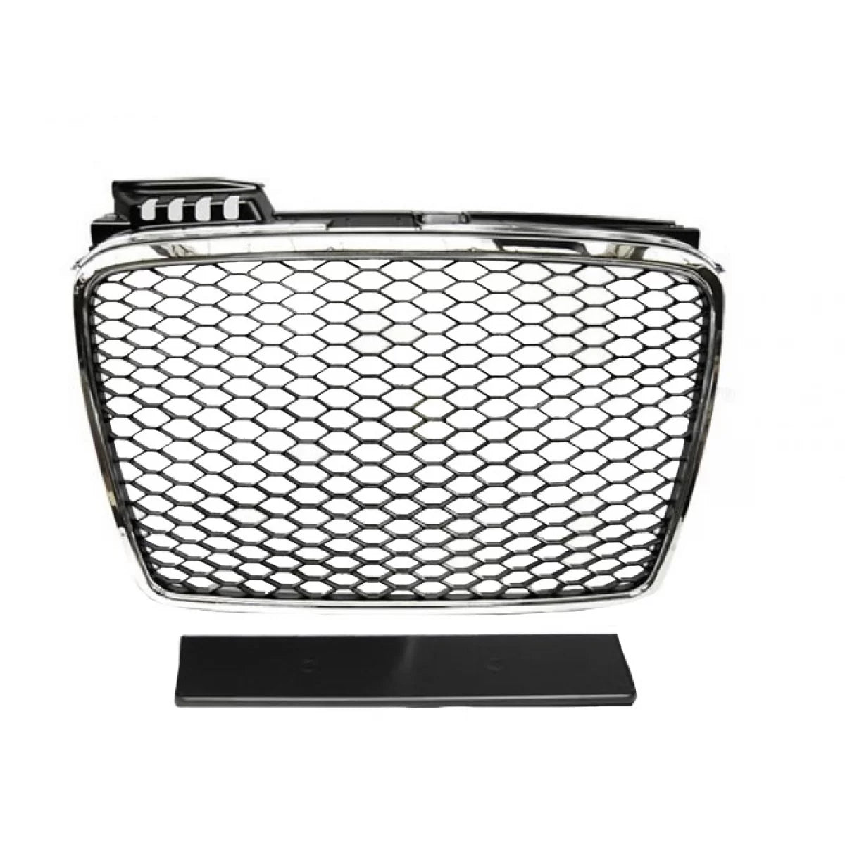 Griglia Anteriore Honeycomb Cromato Nero RS4 Look per Audi A4 B7 04-07