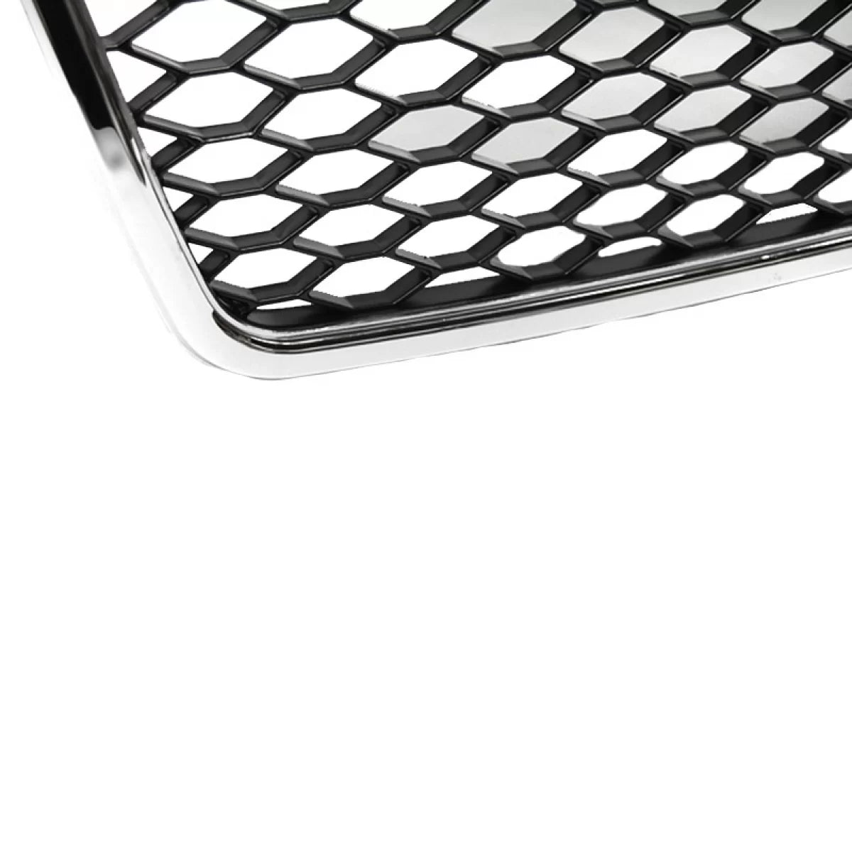 Griglia Anteriore Honeycomb Cromato Nero RS4 Look per Audi A4 B7 04-07