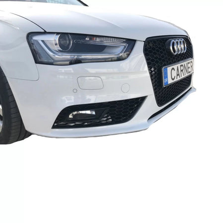 Griglia Anteriore Nido D'ape Lucida RS4 per Audi A4 B8 2011-2015