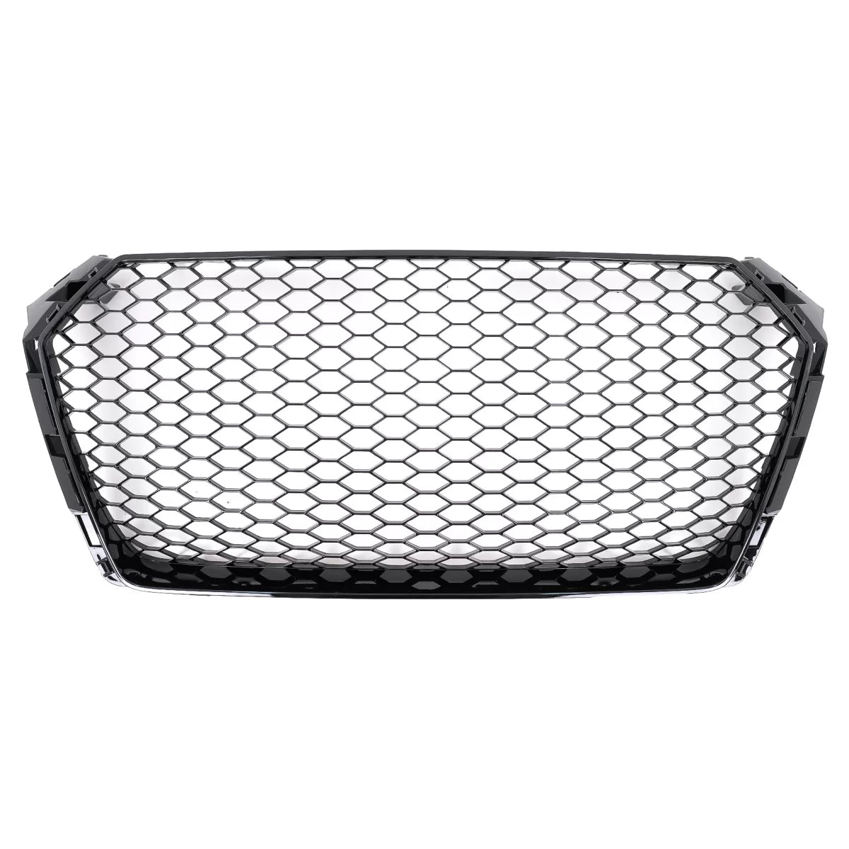 Griglia Anteriore Lucida Nera RS Design per Audi A4 B9 8W 2016-2018