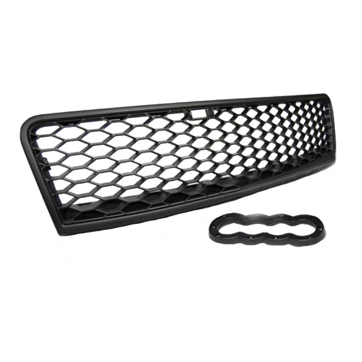 Griglia Anteriore Nido D'ape RS6 Look Nero Opaco per Audi A6 4B C5 01-04