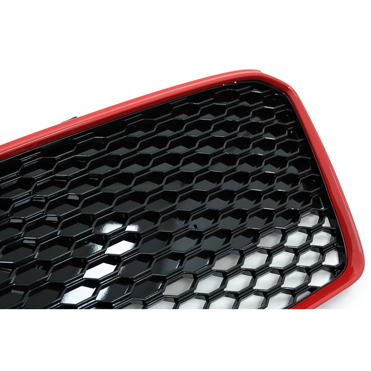 Griglia Anteriore Lucida Nera Rossa RS Design per Audi R8 42 Facelift 2013-2015