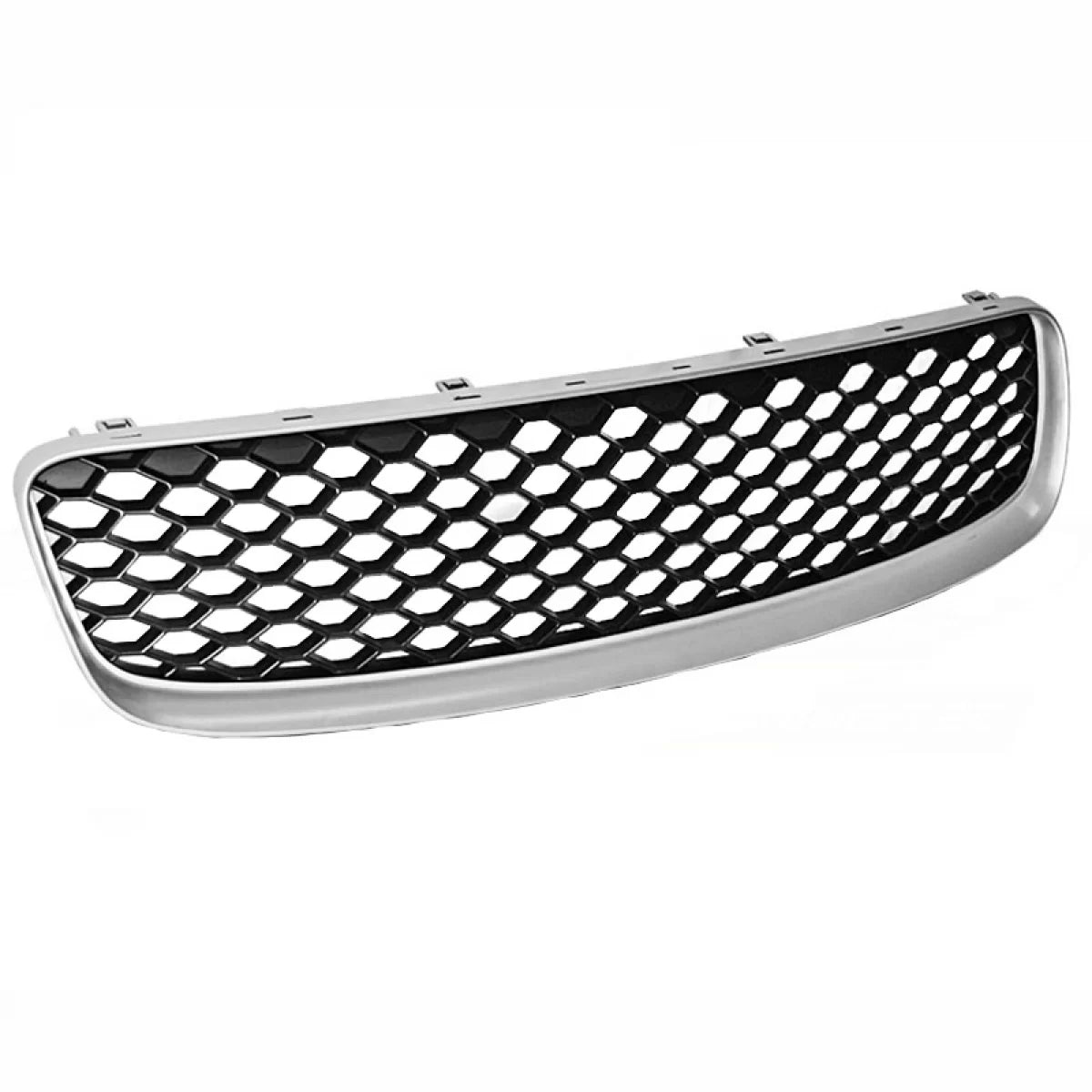 Griglia Anteriore Honeycomb Argento Nero Ttrs Look per Audi Tt 8N 98-06