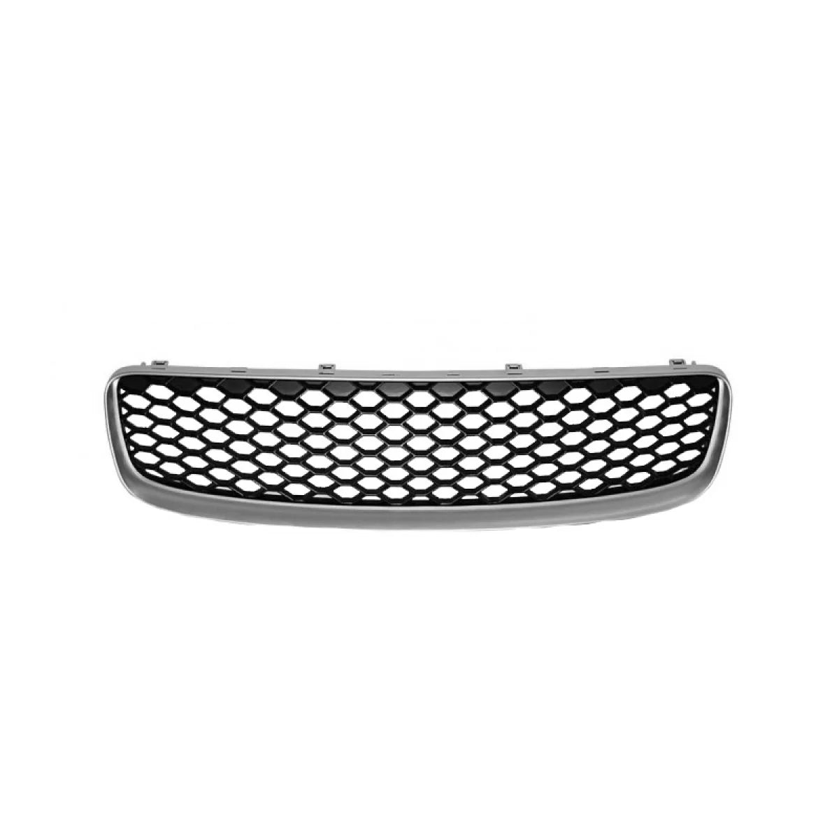 Griglia Anteriore Honeycomb Argento Nero Ttrs Look per Audi Tt 8N 98-06