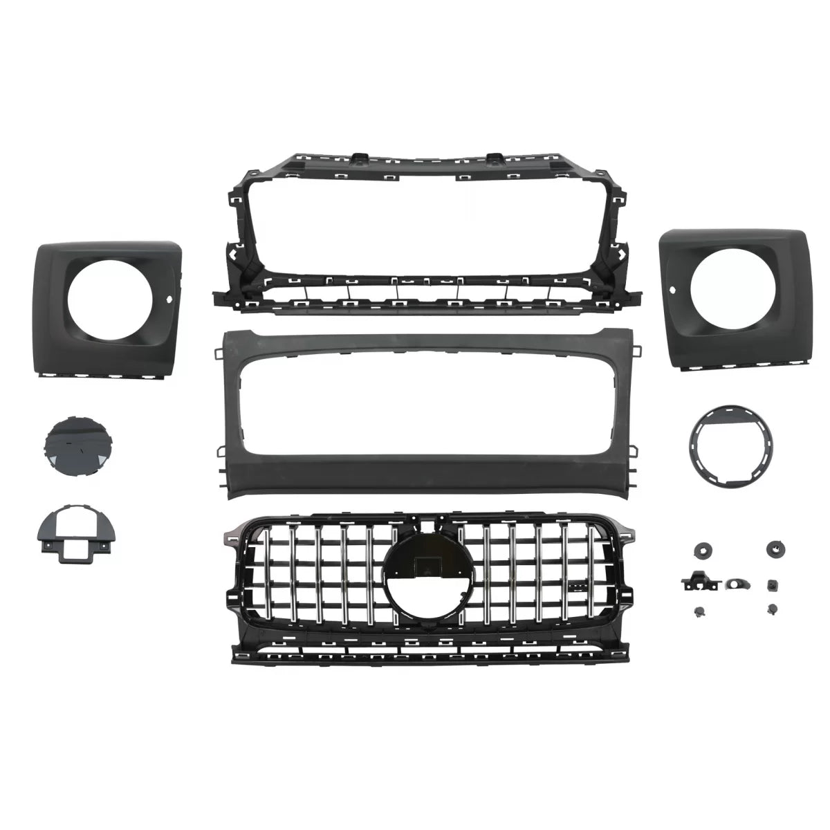 Griglia Anteriore con Coprifari Panamericana per Mercedes Classe G W463A W464