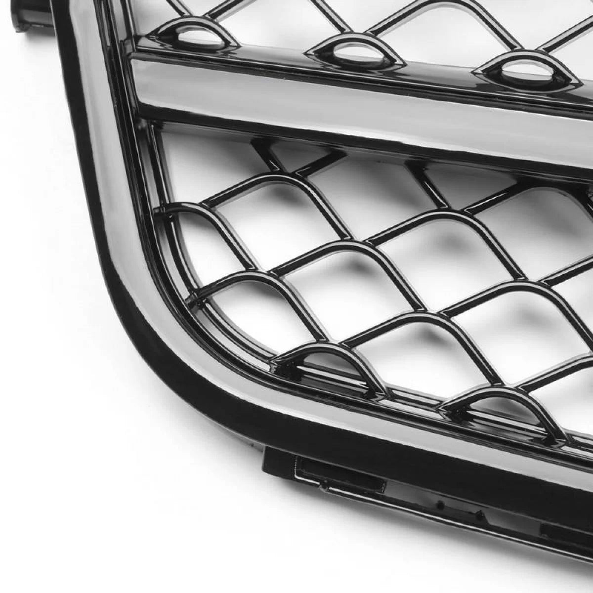 Griglia Anteriore Singola Lucida Nera Design C63 per Mercedes Classe C W204