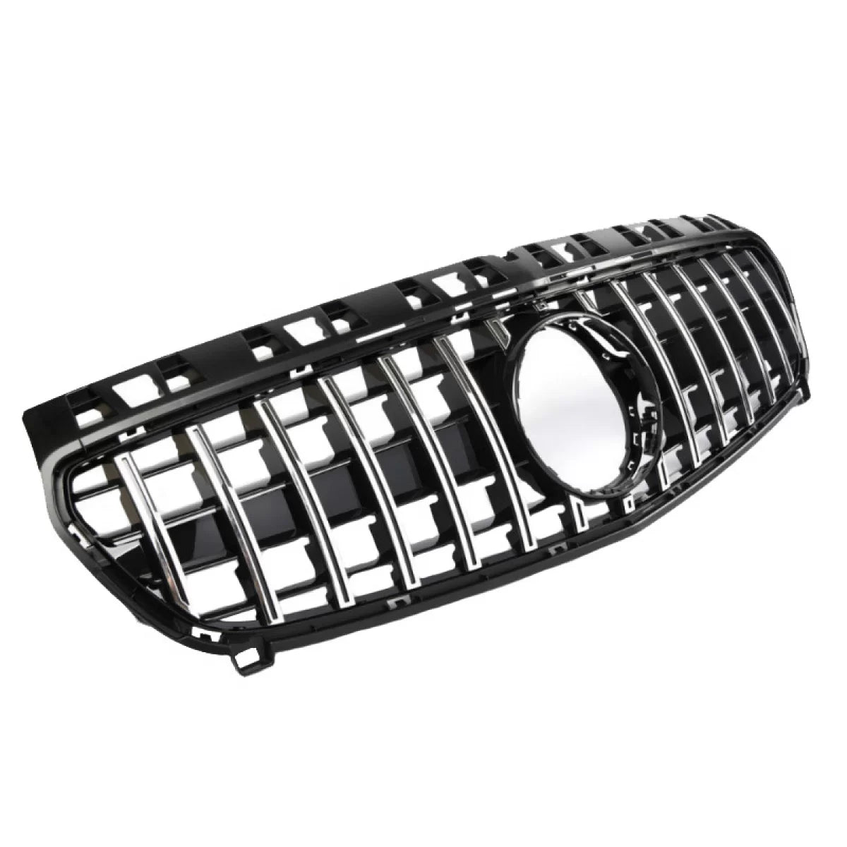 Griglia Anteriore Nera Cromata Panamericana per Mercedes Classe A W176 12-15