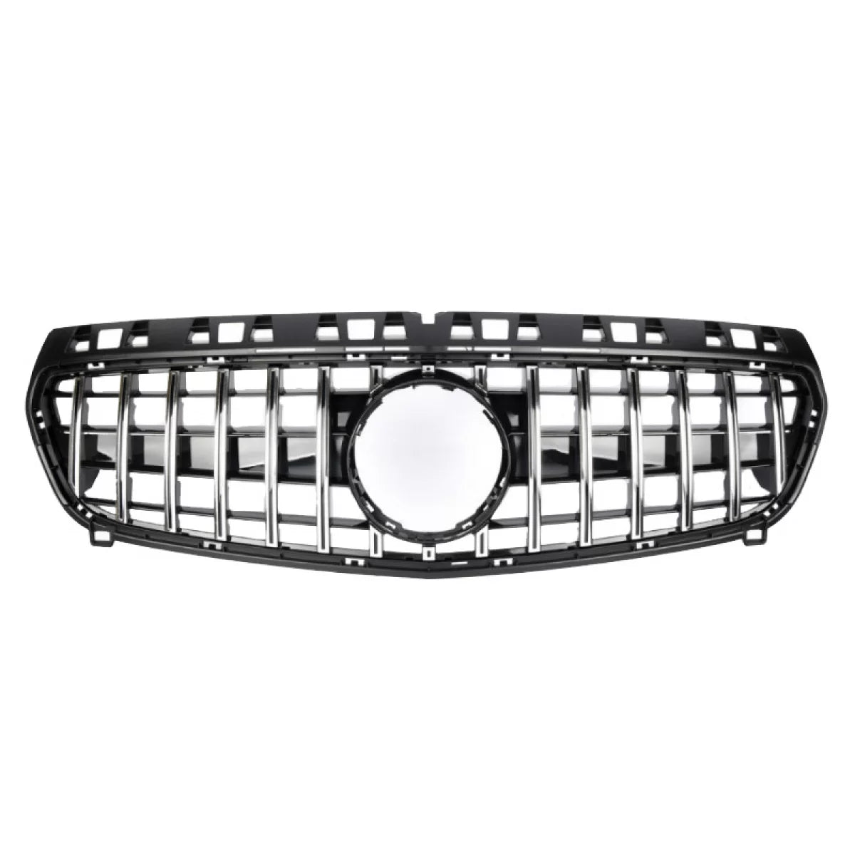 Griglia Anteriore Nera Cromata Panamericana per Mercedes Classe A W176 12-15